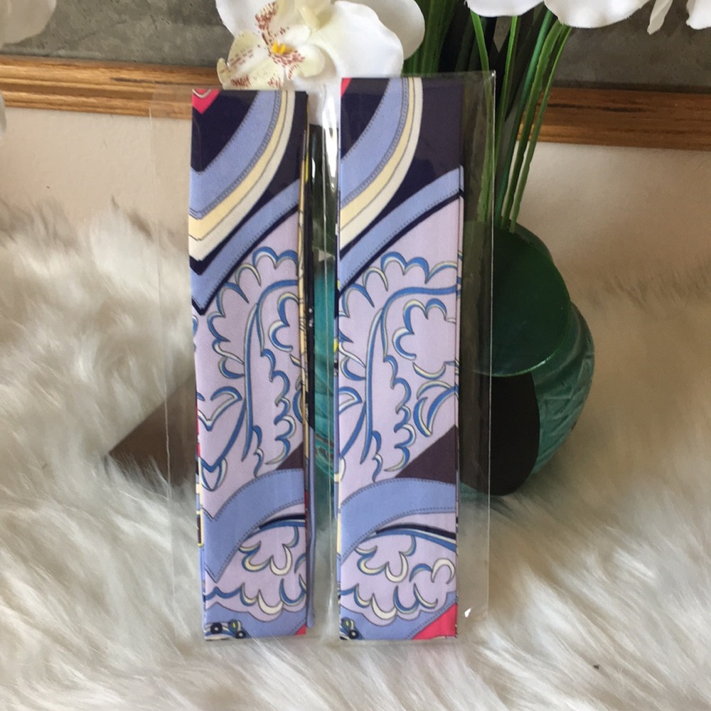 brandnew floral purple twilly